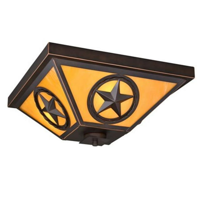 Vaxcel International T0336 3 Light Ranger Outdoor Flush Mount - Burnished Bronze