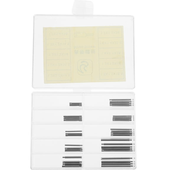 SEWACC 50Pack Watch Band Pins Metal for Watch Band Link Pins Watch Repair Tool Kit