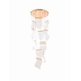 thumbnail image 1 of Candil Colgante Led 12 Luces Led Moderno Dorado, 1 of 4