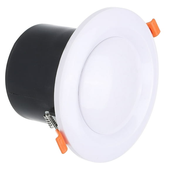 Uxcell 4" Round Air Vent Spring Loaded ABS Adjustable Soffit Exhaust Vent for Home Office Ventilation White Black