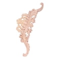 thumbnail image 5 of Apliques de madera exquisitos y elegantes, estilo europeo, madera de goma, pieza larga de flores, decoración del hogar, accesorios tallados, 5 of 5