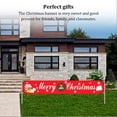thumbnail image 3 of Toystoory Cartel de Navidad para el hogar, comedor, valla, ventana, terraza, bandera colgante, fiesta, Festival, decoración de Año Nuevo, adorno colgante Kits de decoración para fiestas tipo 6 Toystoory HA068108-06B, 3 of 6