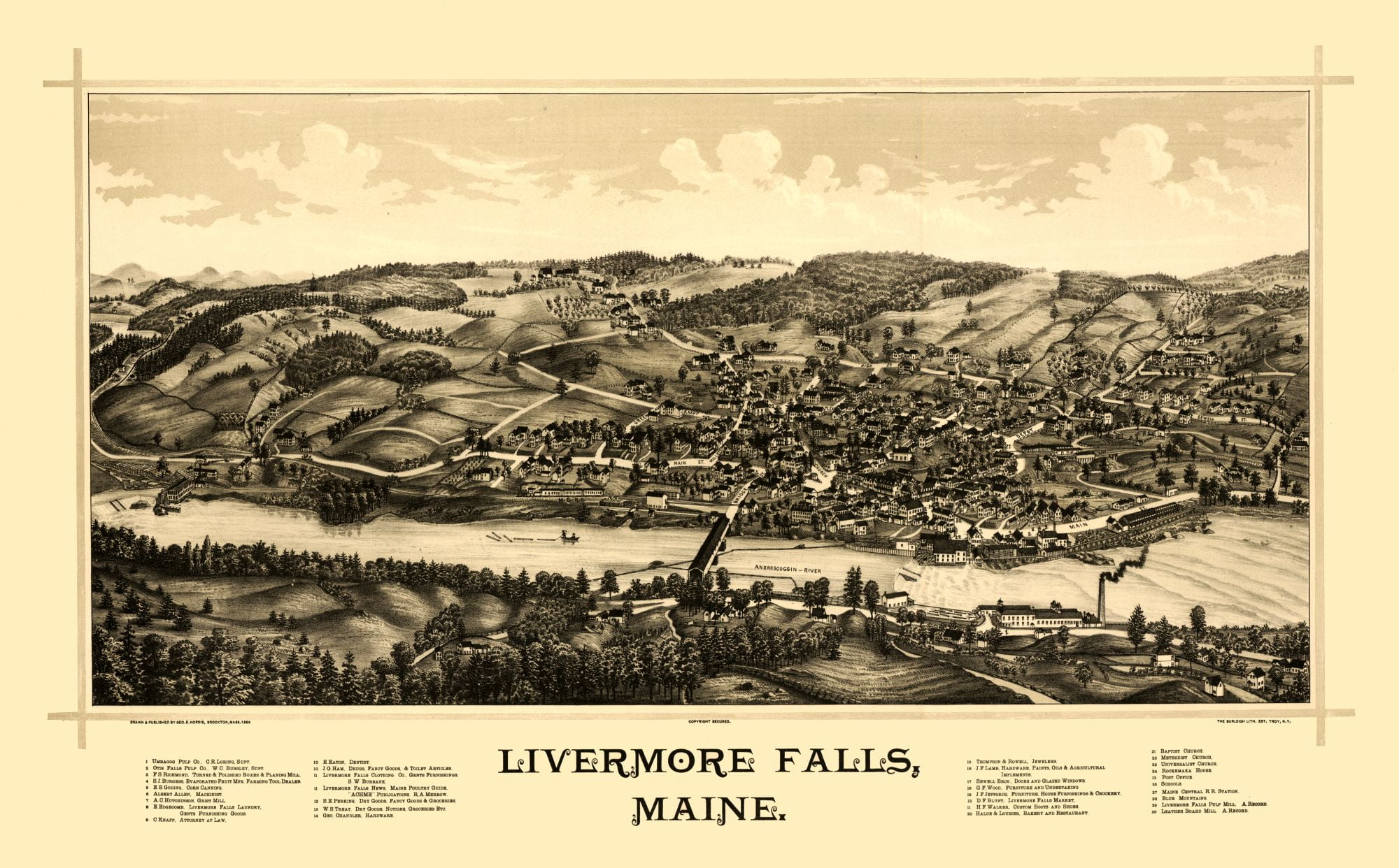 Livermore Falls Maine Norris 1889 Walmart Com