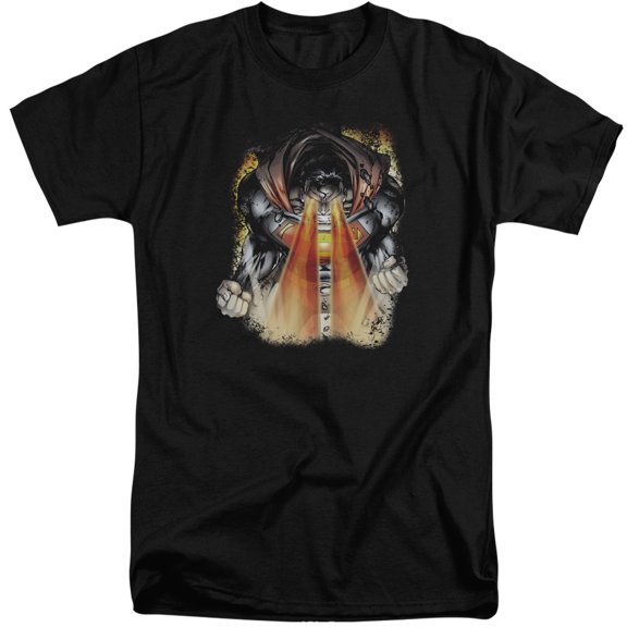 Superman Cover 218 Adult Tall T-Shirt Black