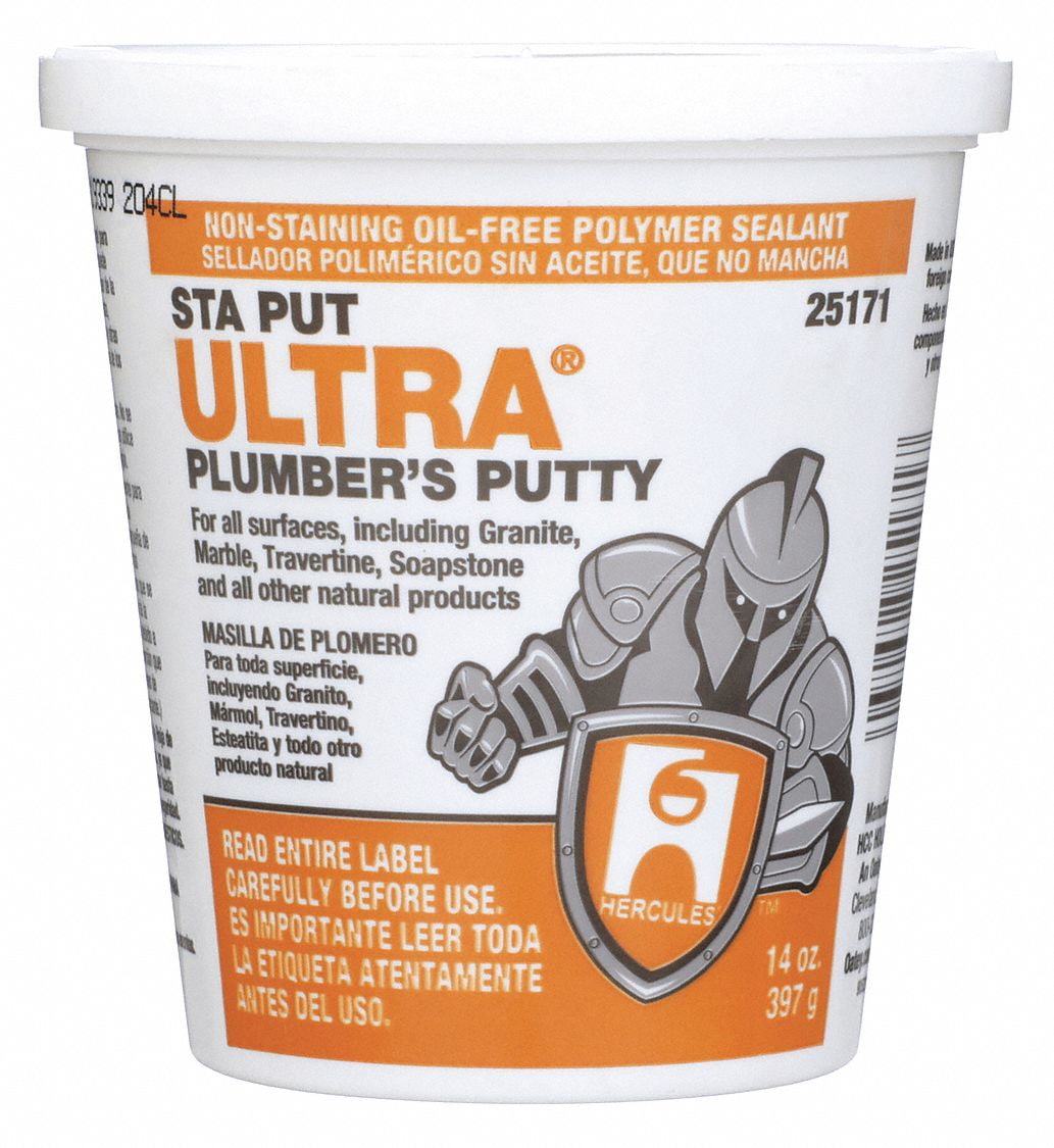 Oatey Plumber Putty,Stainless,Tan,14 oz.  25171