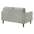 thumbnail image 6 of Grayburn Mid-Century 2-Cushion Loveseat in Smoke Gray Fabric, 6 of 9