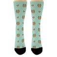 thumbnail image 4 of ThisWear Boyfriend Girlfriend Gifts I Toadally Love You Heart Socks Toad Gifts 6-Pairs Novelty Crew Socks, 4 of 5