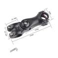 thumbnail image 1 of Mountain Bike Handlebar Riser Adjustable Road Stem Extender Stem 31.8-100mm, 1 of 8