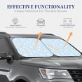 thumbnail image 4 of Haiem Cute Bunny Car Windshield Sun Shade (2 Pieces) Foldable Windshield Sun Shade Car Accessories for Truck SUV Pickup-, 4 of 7