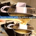thumbnail image 2 of Máquina para hacer spaetzle de acero inoxidable con empujador de seguridad, 2 of 5