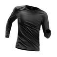 thumbnail image 2 of Long Sleeve Compression Shirts for Men Cool Dry Athletic Undershirt Workout Tops Base Layer for Running Cold Weather Base Layer Top & Bottom 2026 Black L, 2 of 5