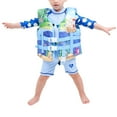 thumbnail image 3 of Seyurigaoka Toddler Baby Girls Boys Swim Vest Floaties Cartoon Swim Vest Floation Swimsuit Swimwear with Adjustable Safety Strap, 3 of 8