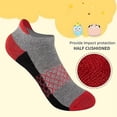 thumbnail image 4 of COOPLUS Boys & Girls Socks Ankle Cotton Sock Soft Low Cut Socks For Little Big Kids 6 Pairs, 4 of 7