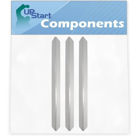 3-Pack BBQ Grill Heat Shield Plate Tent Replacement Parts for Weber 3751701 - Compatible Barbeque Stainless Steel Flame Tamer, Guard, Deflector, Flavorizer Bar, Vaporizer Bar, Burner Cover 24 1/2"