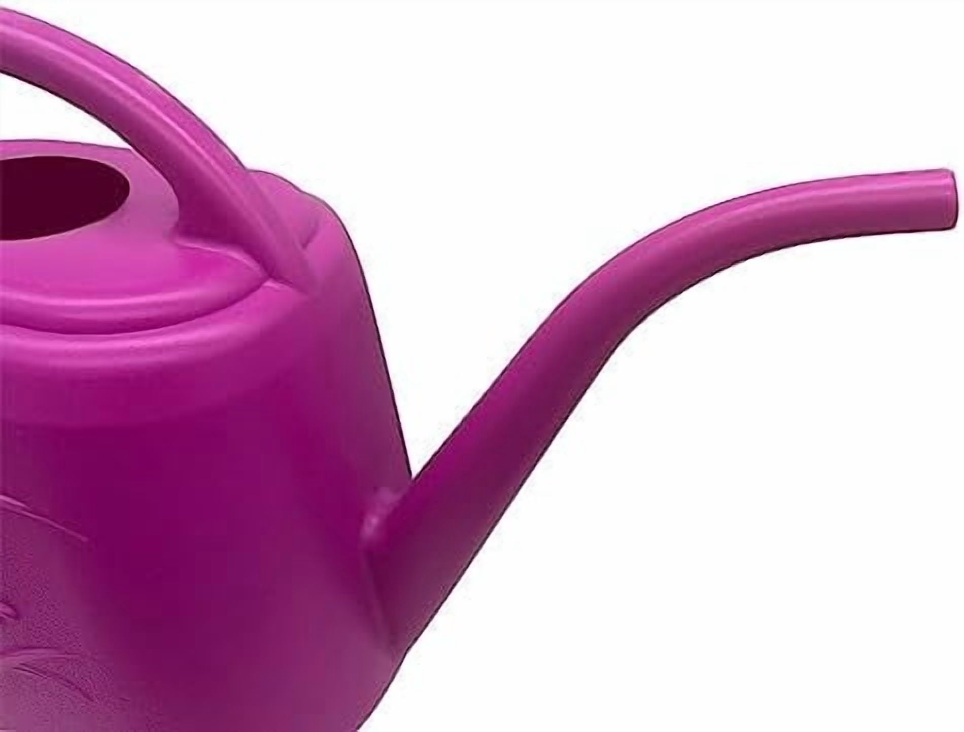 Plant Watering Can - 1 Gallon - Rose Red - with Long Spout for Indoor and Outdoor Plant Garden