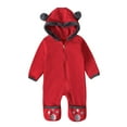thumbnail image 4 of breaise Fleece Baby Bodysuit – Infant One Piece Kids Hooded Romper Outerwear Toddler Jacket Cute Jumpsuit Winter Warm Clothes 2PC, 4 of 9