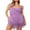 Purple, variant on Fortune Sparkly Tassels Fringe Dress for Women Deep V Neck Backless Sequin Mini Dress Party Evening Cocktail Dress