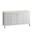 thumbnail image 7 of James Martin Vanities 60" Single Vanity, Smokey Celadon w/ 3 CM Eternal Marfil Top, 7 of 7