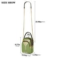 thumbnail image 2 of FORMRS Crossbody Bag for Women Quilted Travel Shoulder Cell Phone Purse with Chain Strap Handbag, Martini with Olive, 2 of 7