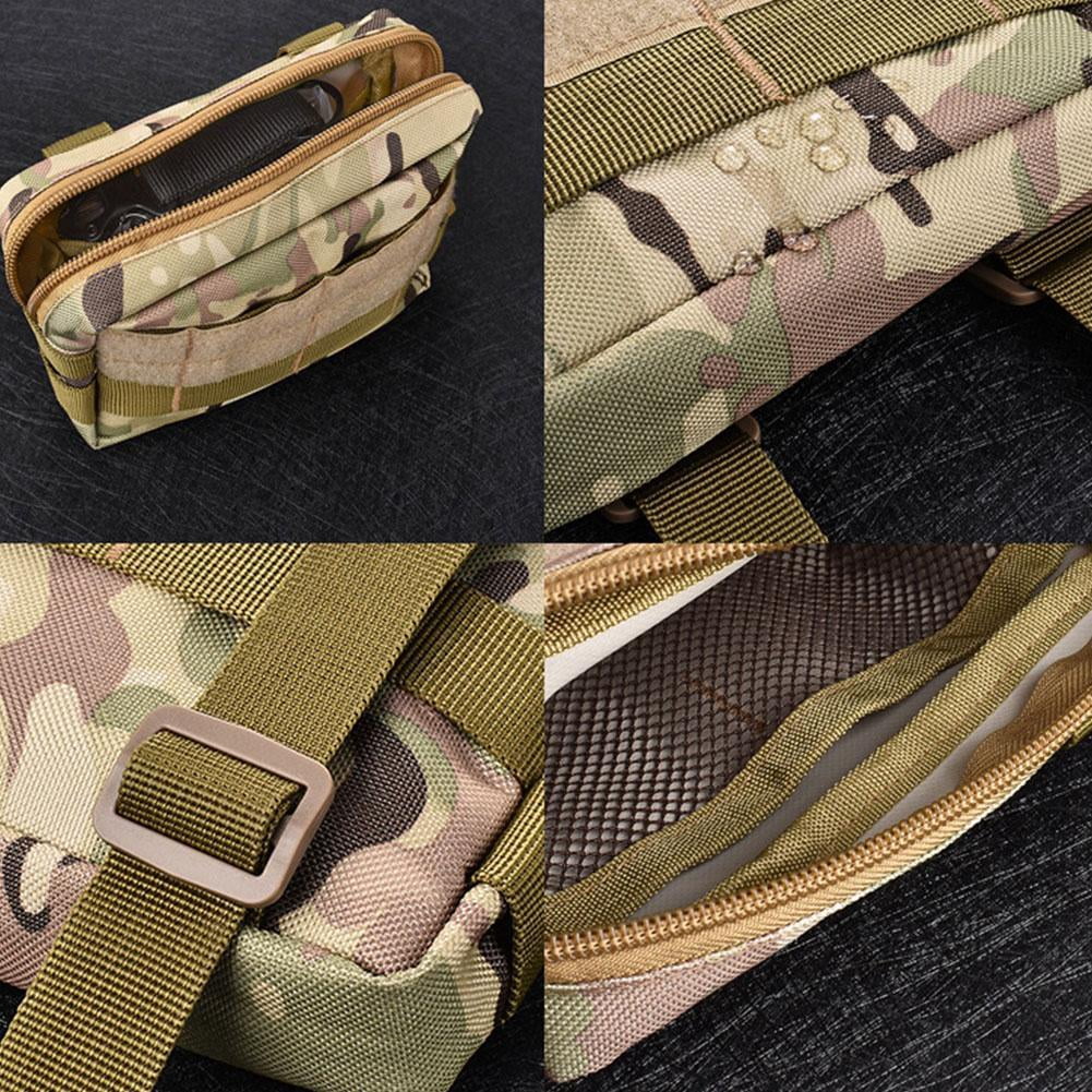 Outdoor Sports Pockets Mobile Phone Coin Purse Army Fan Tactical Belt Bag