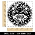 thumbnail image 2 of Cancer Astrological Zodiac Sign Horoscope Square Rubber Stamp Stamping Scrapbooking Crafting - Small 1.25in, 2 of 7