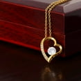 thumbnail image 5 of New Mommy Necklace, New Mom Mother's Day Gift, First Time Mom Gift, New Mom Gift Jewelry, Gift For New Mom Necklace - Forever Love Necklace - White Gold or Yellow Gold - Gift Box, 5 of 5