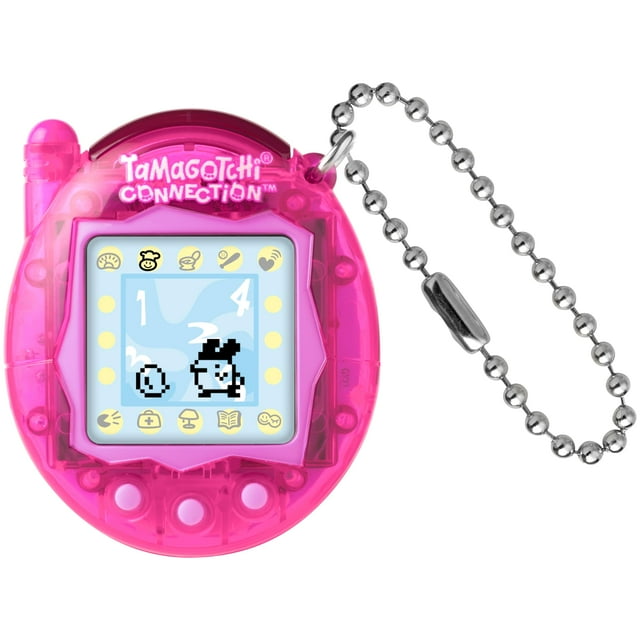 Virtual Pet Tamagotchi Connection, color rosa translúcido