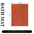 thumbnail image 5 of Superior Leo Cotton Geometric Border Bath Mat, 22" x 35", Set of 2, Copper, 5 of 10
