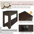 thumbnail image 6 of Wulawindy Console Table for Entryway Hallway Sofa Table with Storage Drawers and Bottom Shelf, 6 of 7