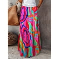 thumbnail image 2 of Michellecmm Women's Bohemian Skirts High Waist Tiered Long Skirts with Pockets, 2 of 3