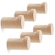 thumbnail image 1 of Ganchos de pared bsdonte Wood, paquete de 6 ganchos para abrigos de madera natural, 1 of 6