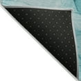 thumbnail image 3 of Addison Rugs Chantille Indoor/Outdoor Transitional Watercolors Teal Washable Rectangle Rug, 3' x 5', 3 of 6