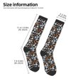 thumbnail image 2 of KLL Colorful Screws Print Cool Socks Men's Women's Crew Socks Funny Crazy Novelty Stockings, 2 of 6