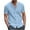 Light Blue, variant on Besolor Mens Cotton Linen Button down Shirts Vintage Short Sleeve Summer Shirts Casual Loose Beach Vacation Tops