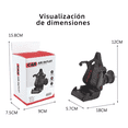 thumbnail image 2 of Soporte De Celular Para Carro Diseño De Asiento De Carreras negro rojo, 2 of 5