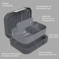 thumbnail image 6 of Bentgo Modern - Adult & Teen Bento Lunch Box; 3-4 Compartments, Leak-Resistant, 5.5 Cup Capacity/44 fl oz, Improved Locking Clips, Reusable, BPA-Free, Dishwasher/Microwave Safe Tray (Dark Gray), 6 of 9