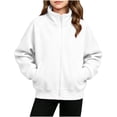 thumbnail image 6 of StSilkitty Zip up Jacket for Boys Girls Long Sleeve Stand Collar Sweatshirts with Pockets Fall Winter Casual Fashion Outerwear, 6 of 7