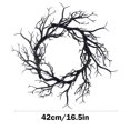 thumbnail image 2 of Gaecuw Door Wreaths, Black Decoration Halloween Wreath For Front Door Artificial Halloween Front Door Wreath For Indoor Outdoor Home Party Wreath, Wreath Spooky Wreath for Halloween Decoration, 2 of 6