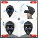 thumbnail image 5 of Casco de moto de cross OUMURS 188 negro mate con gafas, guantes y máscara, 5 of 9