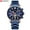 Blue, variant on CURREN Classic Quartz Watches Luxury Stainless Steel Fashion Men's Watch Chronograph 24Hour Date Simple Clock For Man Original