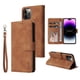 thumbnail image 1 of Funda de teléfono tipo billetera de cuero ZZXX para iPhone 14 13 12 11 Pro Max XS Max XR X SE2022 8/7/6/6S Plus, funda con tapa para teléfono con ranura para tarjeta Tan Jianjun unisex, 1 of 2