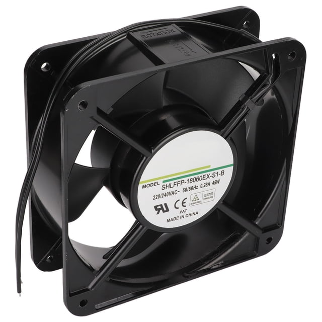 Ventilador de caja, ventilador de refrigeración Refrigeración axial de doble bola dual de 180 mm Refrigeración industrial Verdadera excelencia