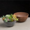 thumbnail image 4 of Root & Vessel Napa Bowl Planter, Gray, 10", 4 of 6