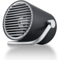 thumbnail image 1 of Ventas promocionales, pequeño ventilador USB ultra silencioso. Mini ventilador de mesa con aspas turbo dobles para escritorio, hogar, oficina y habitación (negro), 1 of 5