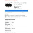 thumbnail image 2 of Air Conditioning Accessory Belt Idler Pulley - Compatible with 1999 - 2004 Nissan Frontier 3.3L V6 2000 2001 2002 2003, 2 of 2