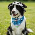 thumbnail image 5 of Dog Sun Hat drool bib set, Adjustable Princess Dog Bucket Hat with Ear Holes, Hat for Pupies Small Dogs Cat Outdoor Sport, 5 of 5