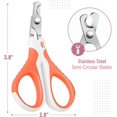 thumbnail image 2 of Mr. Pen- Cat Nail Clipper, Orange, Cat Nail Trimmer, Cat Nail Clippers, Cat Claw Clippers, Cat Clippers for Nails, 2 of 8
