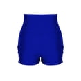 thumbnail image 5 of YHAJDS Swim Shorts Women Solid Color 3 Inseam Side Cut Out Leisure Swim Bottoms, 5 of 5
