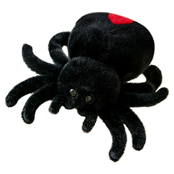 FACESOW Pillow Black Shaped Throw Pillow Soft Flower Shaped Floor Cushion Spider Cute Spider Toy Soft Throw Pillow Home Decoration for Her, Kids, Girls - cloth