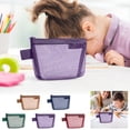 thumbnail image 1 of Sentmoon Toiletry Bags Small Three-dimensional Transparent Mesh Storage Bag Multifunctional Portable Storage Suitable for Cosmetics Jewelry Stationery and Travel Supplies Lightweigh, 1 of 7